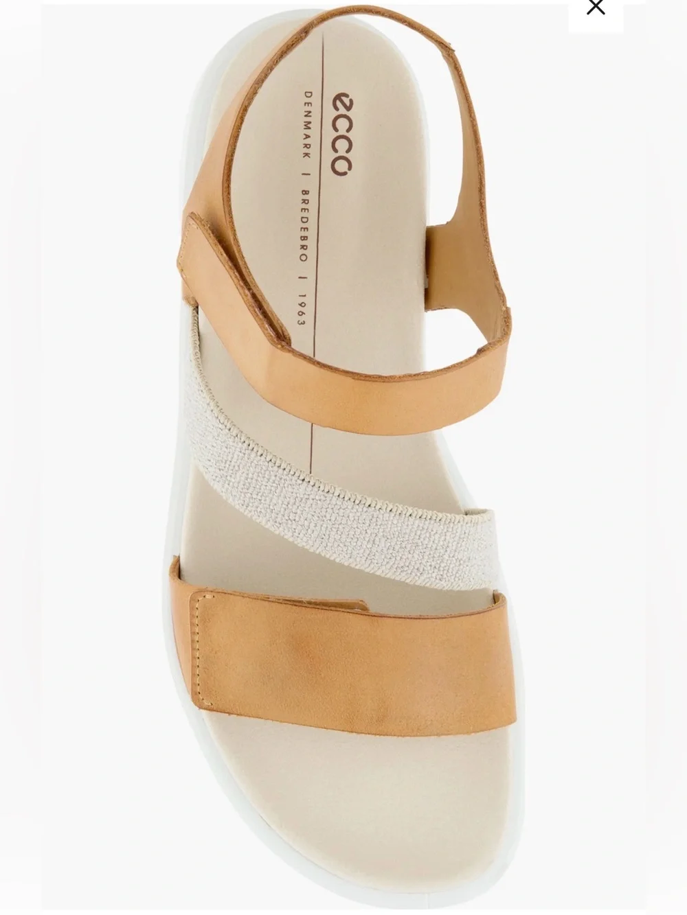 Ecco Flowt Danish Design 2 Band Sandals Size: 40